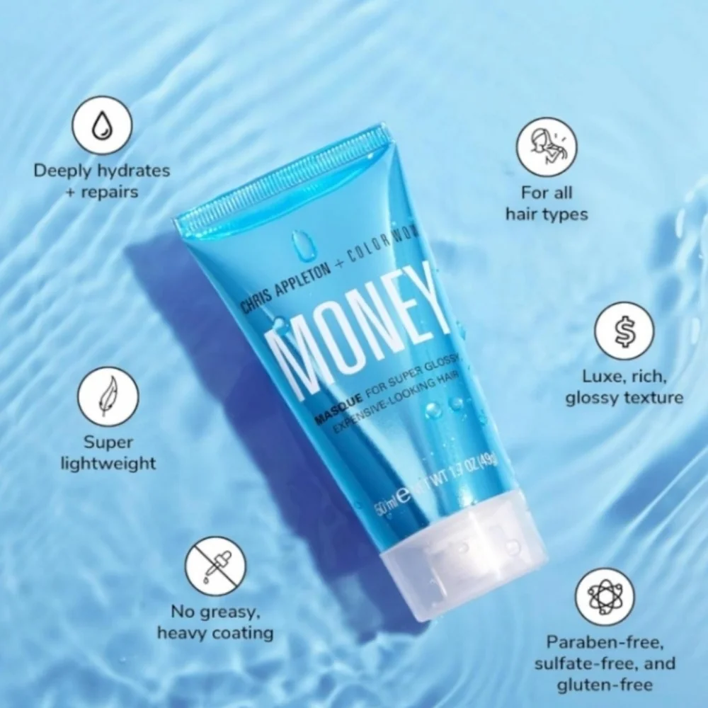 Color Wow Money Masque Deep Hydrating & Strengthening Hair Treatment, 50ml, New